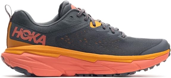 Women's Hoka Challenger ATR 6, Black Iris/Hot Coral, 8 B Medium