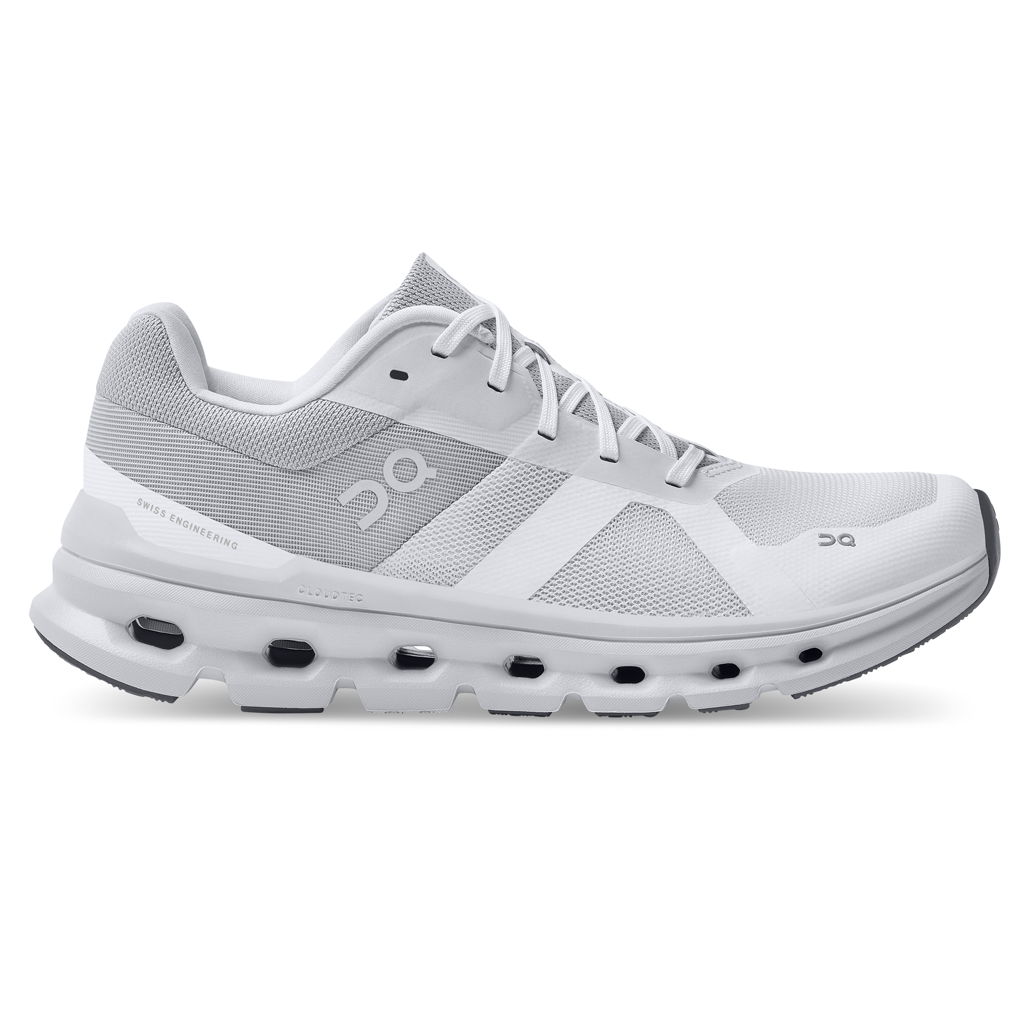 Women's On Cloudrunner, White/Frost, 9 D Wide