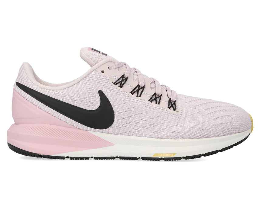 Women's Nike Air Zoom Structure 22, Platinum Violet/Black, 6.5 B Medium