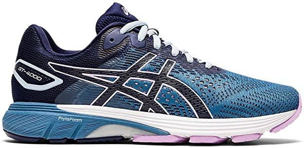 Women's Asics GT-4000 2, Grey Floss/Peacoat, 9.5 D Wide