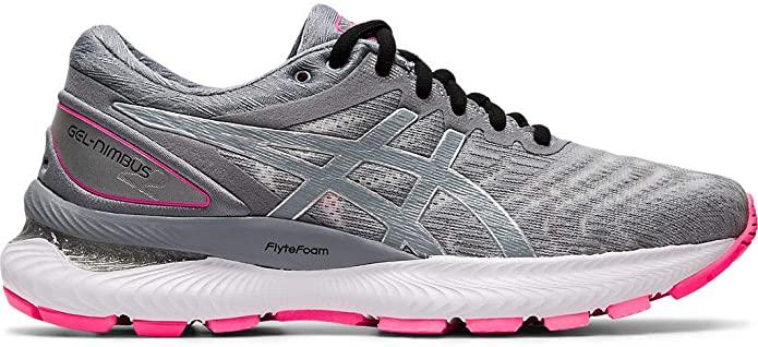 Women's Asics Gel-Nimbus 22 Lite-Show, Sheet Rock/Sheet Rock, 10 B Medium