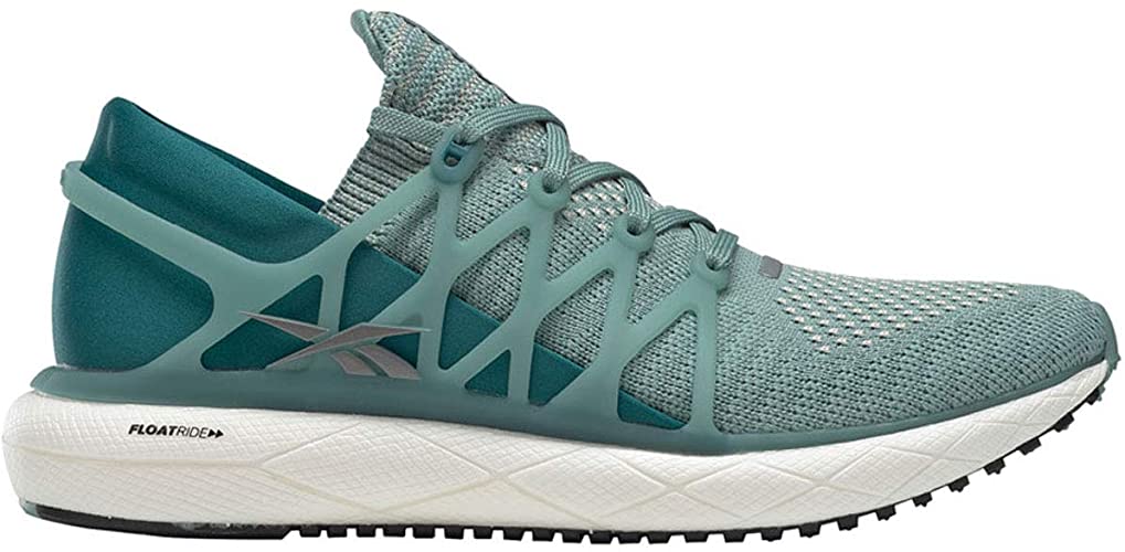 Women's Reebok Floatride Run Fast 2.0, Green Slate/Heritage Teal/Black, 6 B Medium