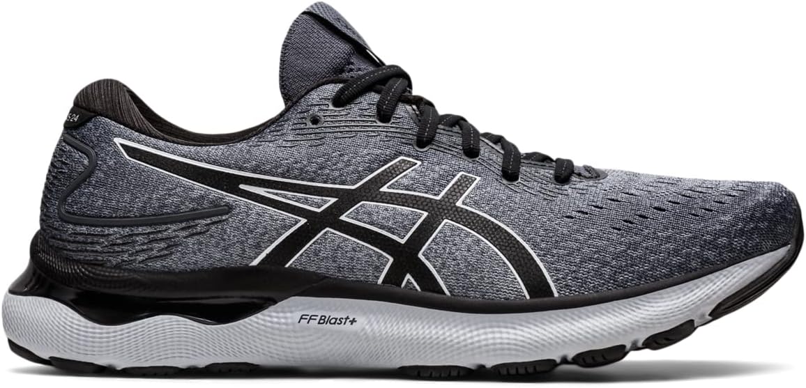 Men's Asics Gel-Nimbus 24, Carrier Grey/Black, 8 D Medium