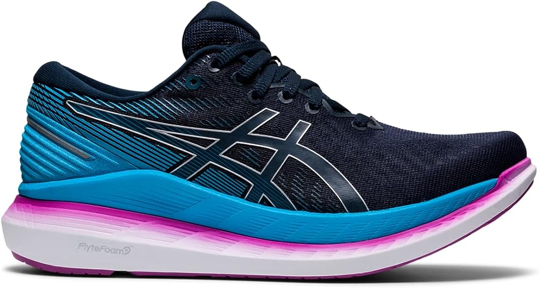 Women's Asics Glideride 2, French Blue/Digital Aqua, 11 B Medium