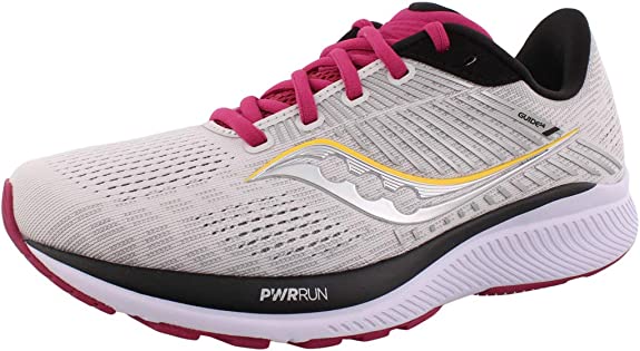 Women's Saucony Guide 14, Alloy/Cherry, 6.5 B Medium
