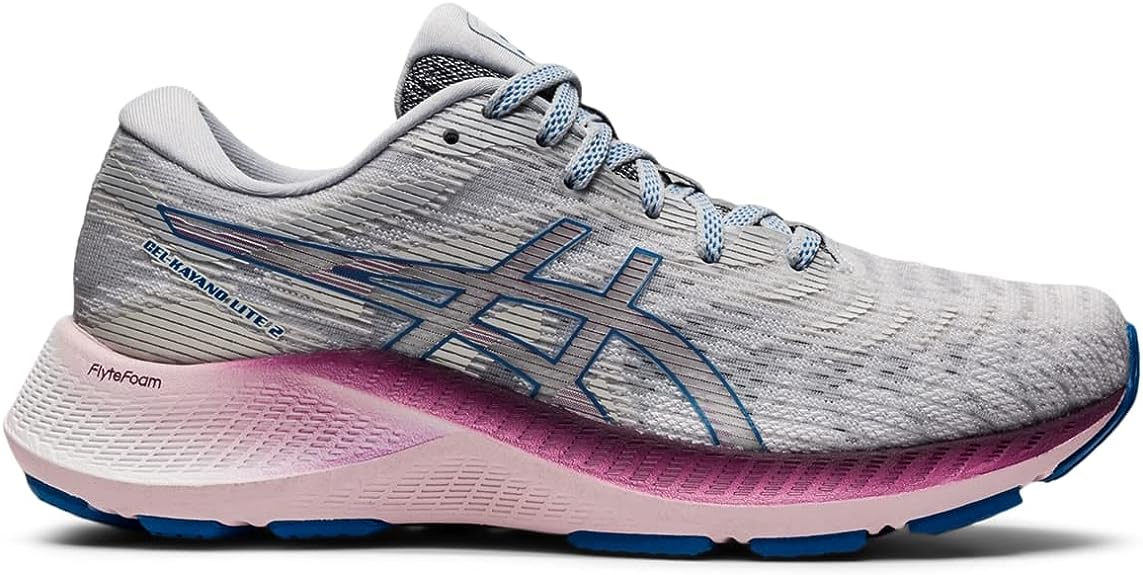 Women's Asics Gel-Kayano Lite 2, Piedmont Grey/Lake Drive, 6.5 B Medium