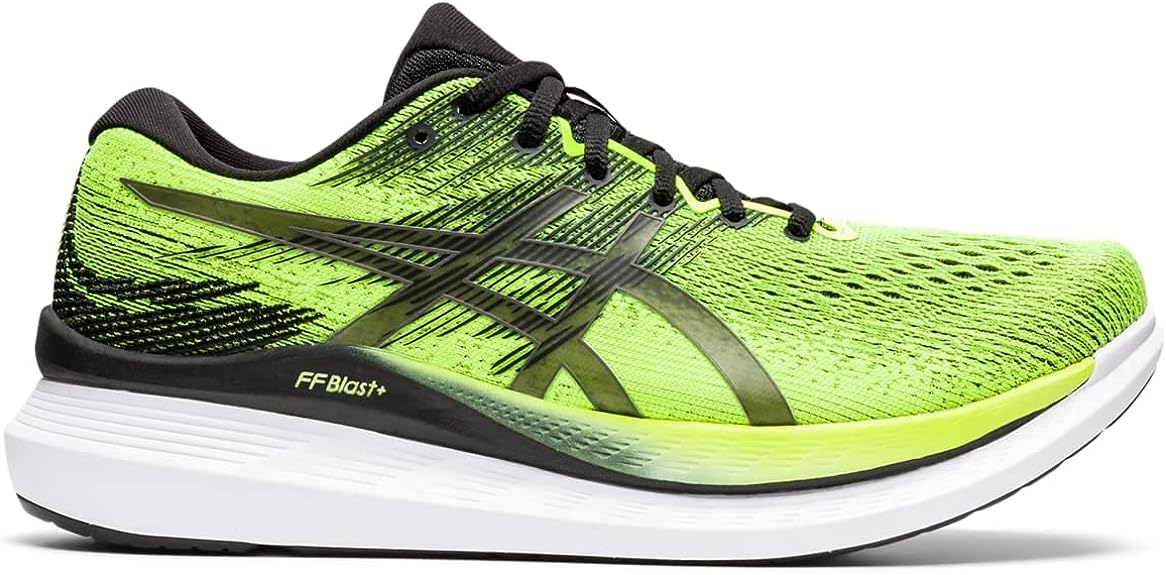Men's Asics Glideride 3, Hazard Green/Black, 10 D Medium