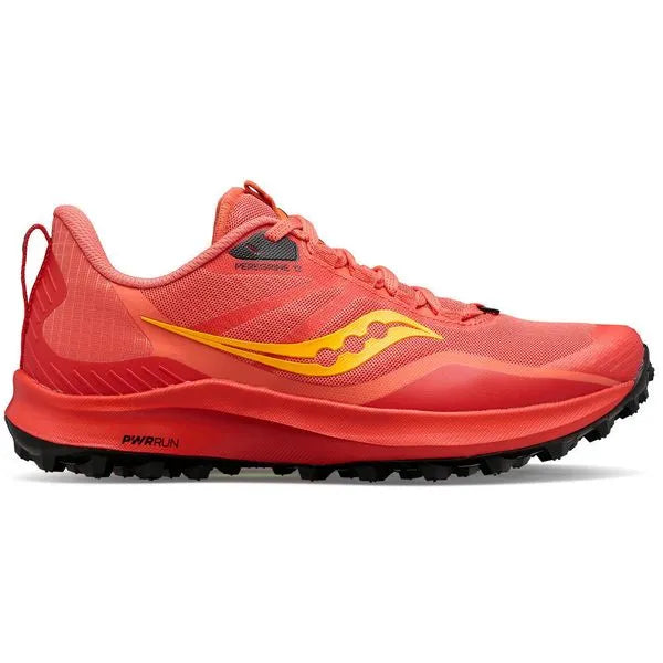 Women's Saucony Core Peregrine 12, Coral/Redrock, 10.5 B Medium