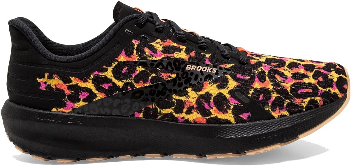 Women's Brooks Launch 9, Citrus/Coral/Black, 6.5 B Medium