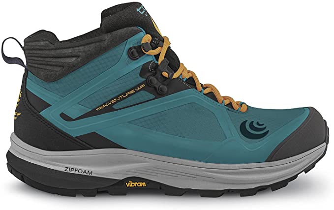 Women's Topo Athletic Trailventure WP, Teal/Gold, 9.5 B Medium