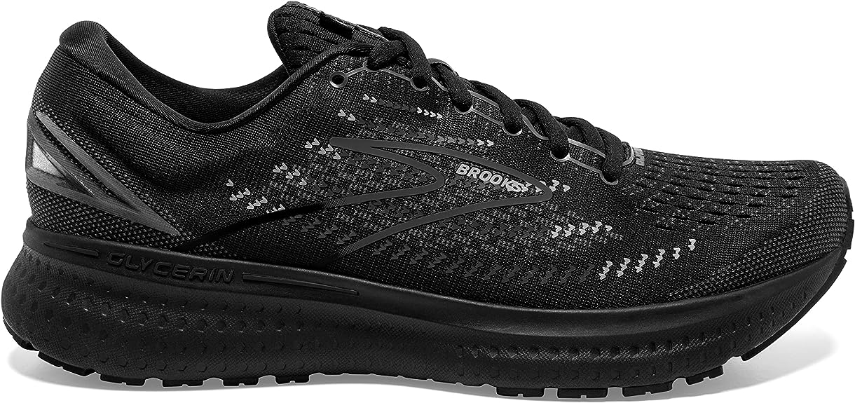 Women's Brooks Glycerin 19, Black/Ebony, 9 B Medium
