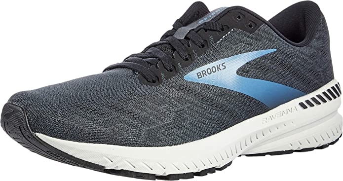 Men's Brooks Ravenna 11, Black/Blue, 12 D Medium