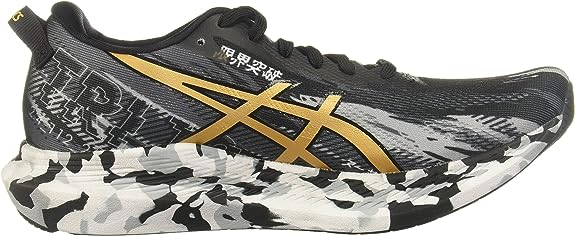 Women's Asics Noosa Tri 13, Black/Pure Gold, 6.5 B Medium