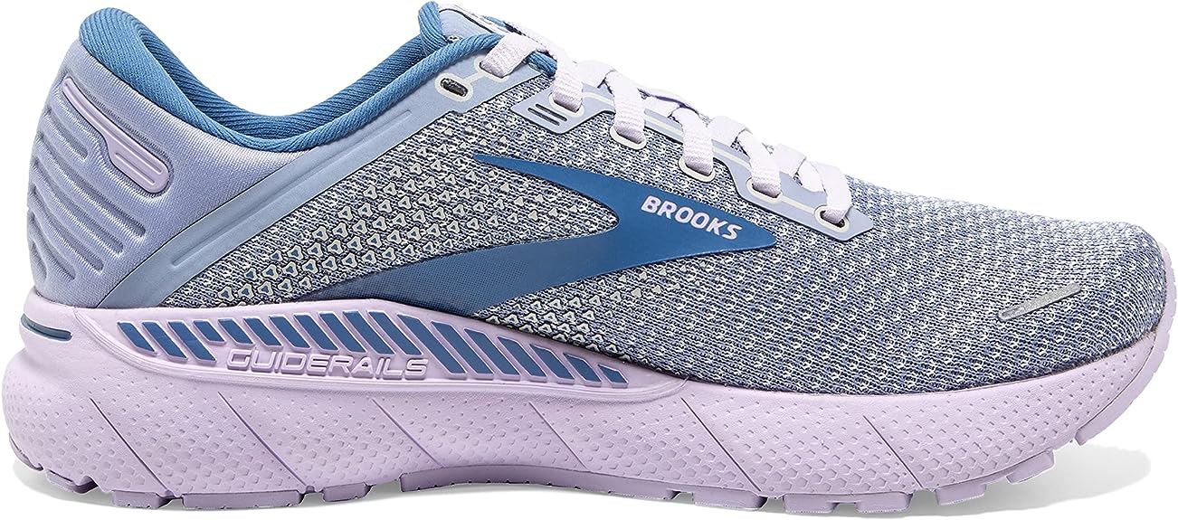 Women's Brooks Adrenaline GTS 22, Purple/Dutch Blue/Lilac, 6.5 B Medium