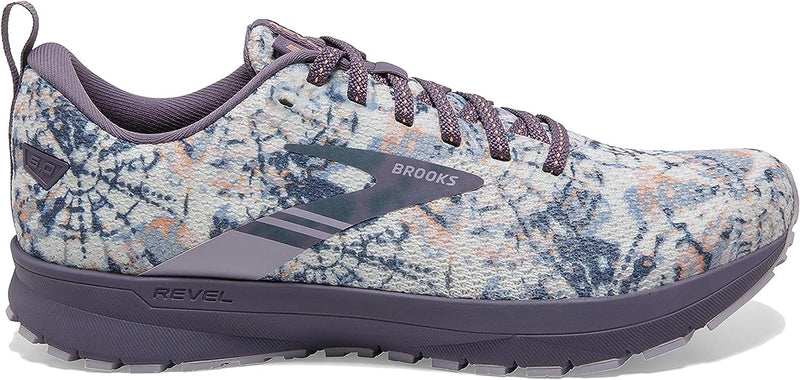 Women's Brooks Revel 5, Cadet/Thistle/White, 11.5 B Medium
