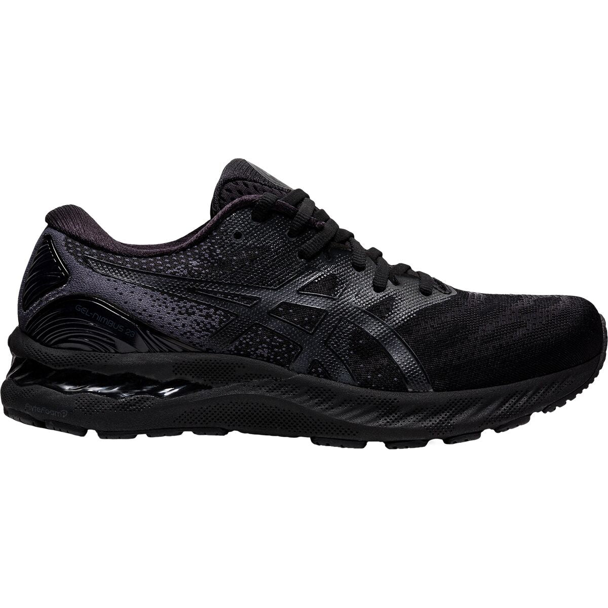 Men's Asics Gel-Nimbus 23, Black/Black, 9 D Medium