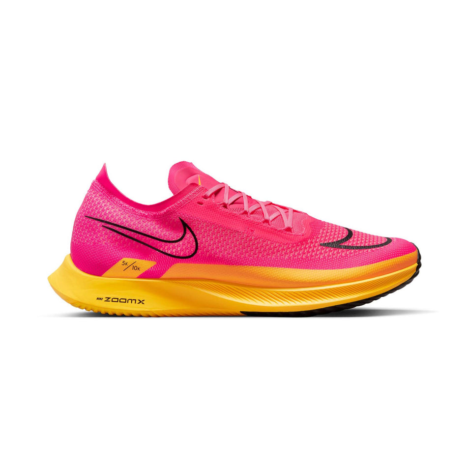 Men's Nike ZoomX Streakfly, Hyper Pink/Black/Laser Orange, 12 D Medium
