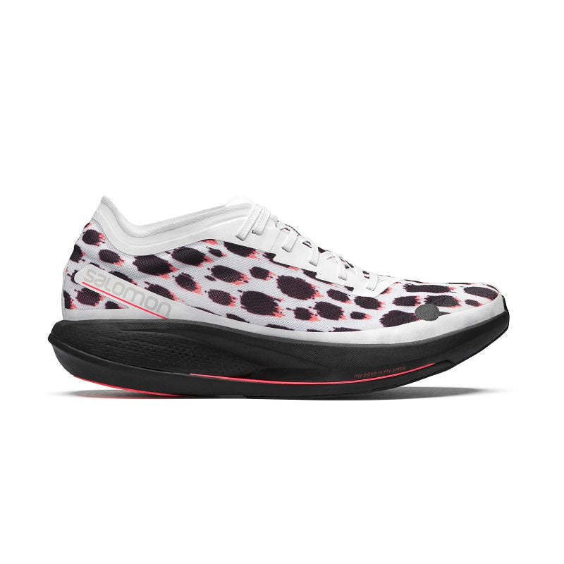 Women's Salomon Phantasm For Ciele, Nimbus Cloud/Fiery Coral/White, 8 B Medium