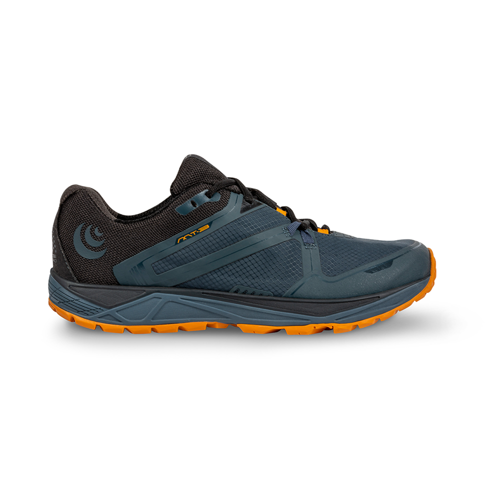 Men's Topo Athletic MT-3, Slate/Orange, 12 D Medium