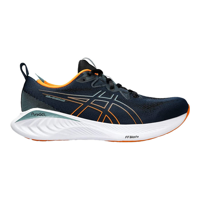 Men's Asics Gel-Cumulus 25, French Blue/Bright Orange, 9.5 D Medium