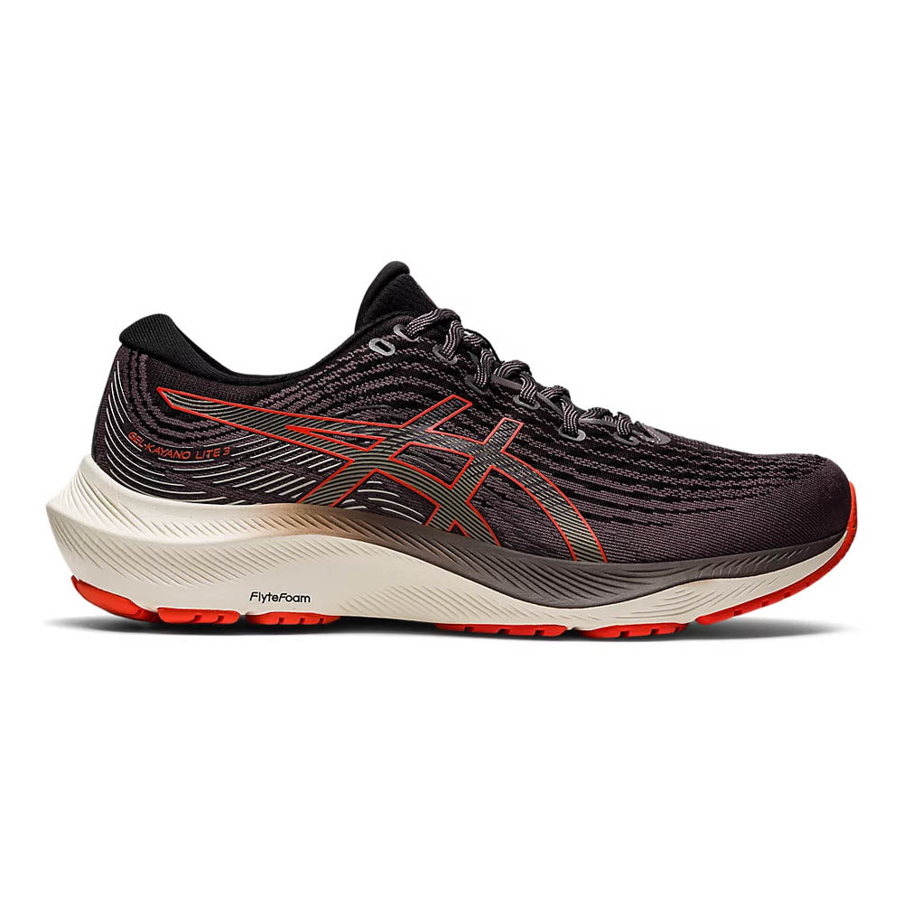 Men's Asics GEL-Kayano Lite 3, Smoke Shadow/Cherry Tomato, 10.5 D Medium