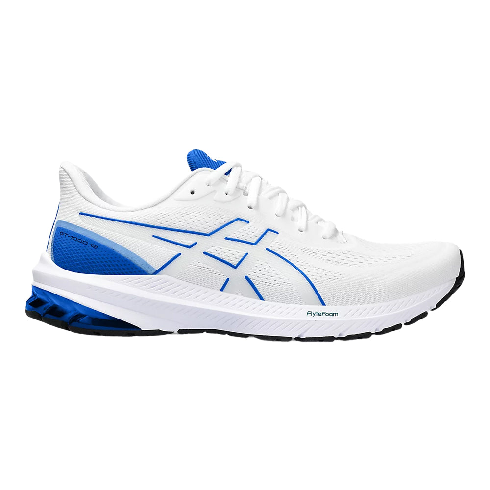 Men's Asics GT-1000 12, White/Illusion Blue, 10 D Medium