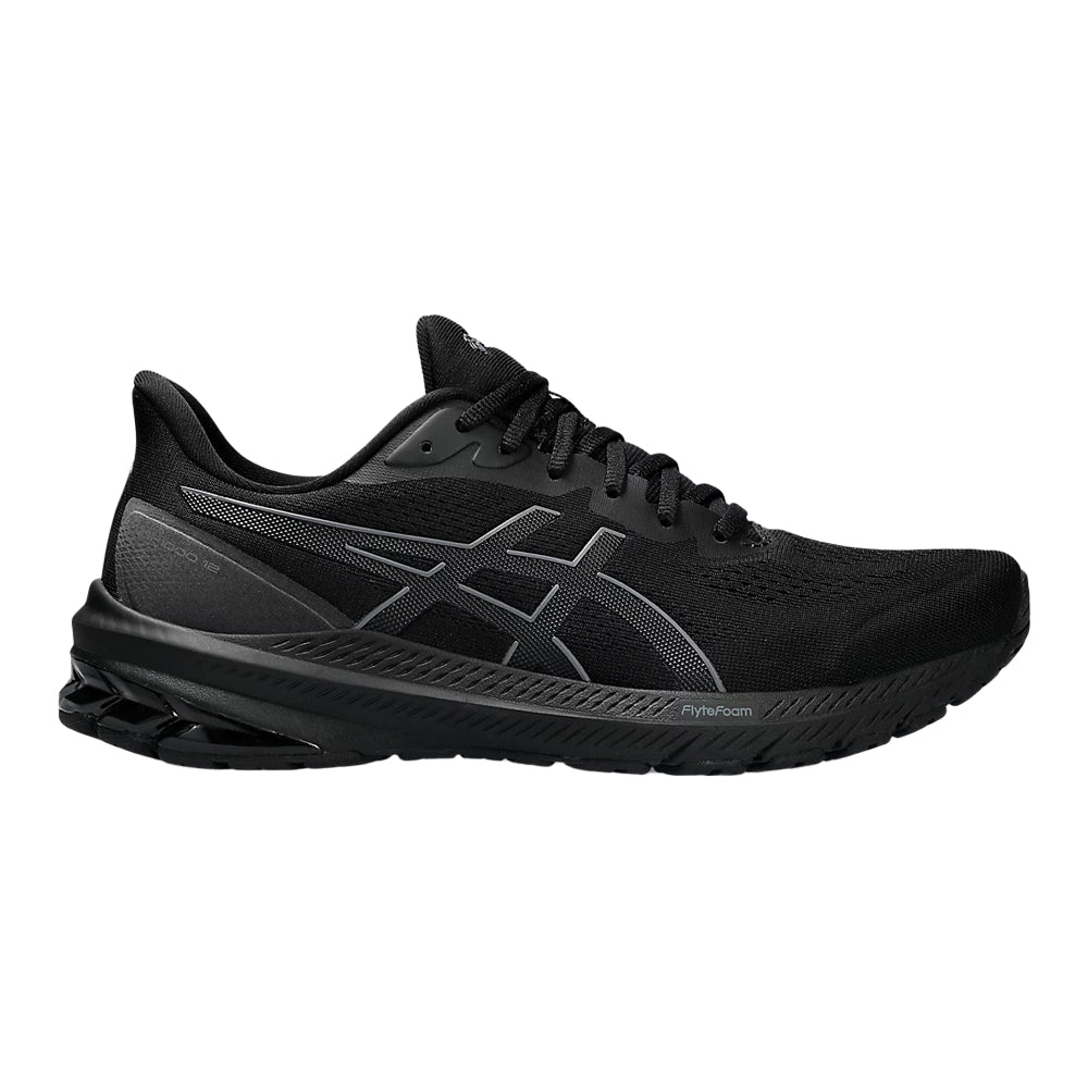 Men's Asics GT-1000 12, Black/Carrier Grey, 12.5 4E Extra Wide