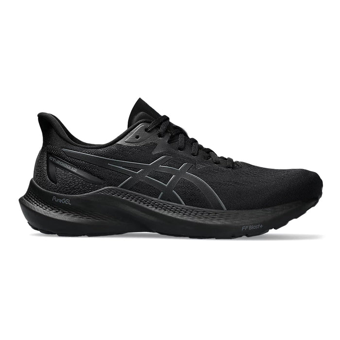 Men's Asics GT-2000 12, Black/Black, 8 4E Extra Wide