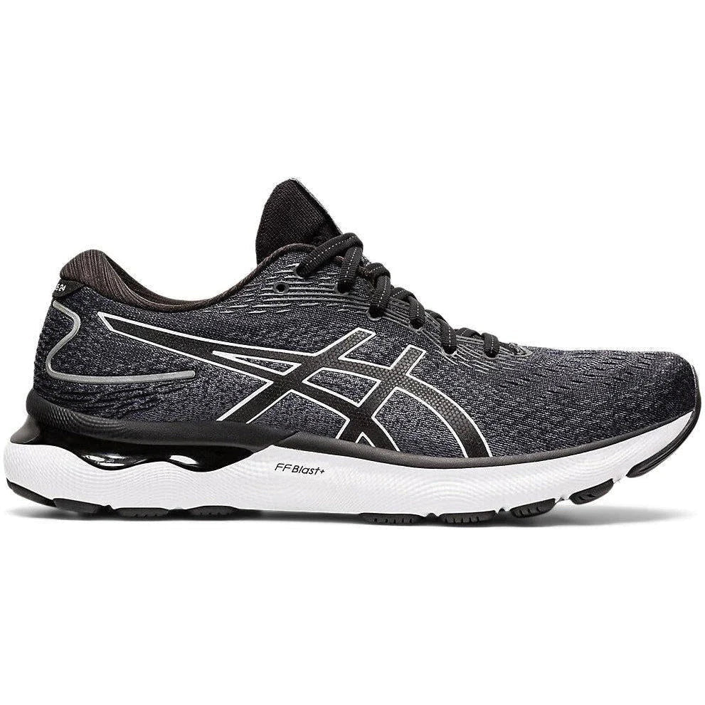Men s Asics Gel Nimbus 24 Black White 10 4E Extra Wide RELAY