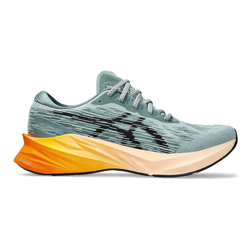 Men's Asics Novablast 3, Ocean Haze/Black, 8 D Medium