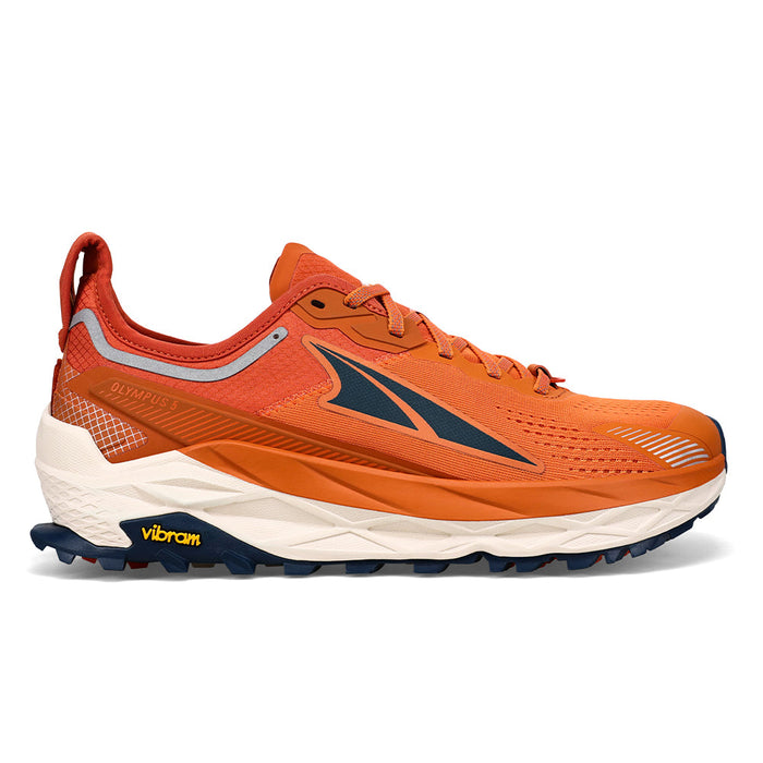 Men's Altra Olympus 5, Burnt Orange, 12 D Medium