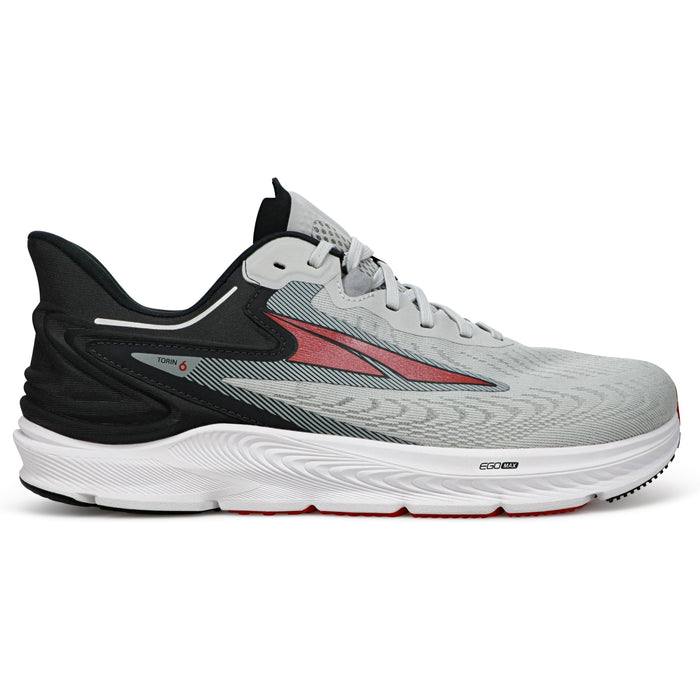 Men's Altra Torin 6, Gray/Red, 11 D Medium