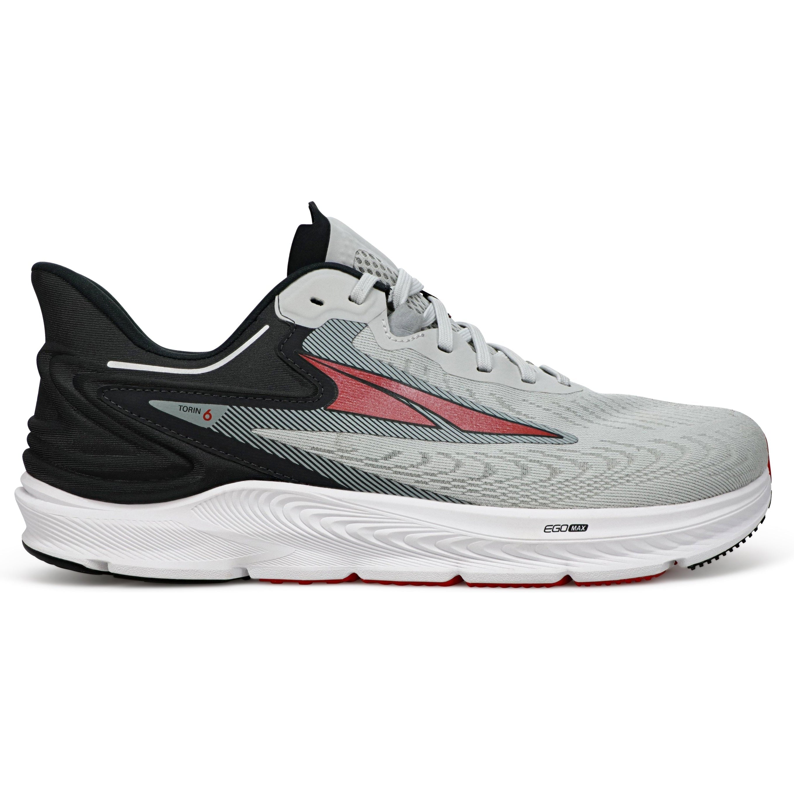 Men's Altra Torin 6, Gray/Red, 15 D Medium