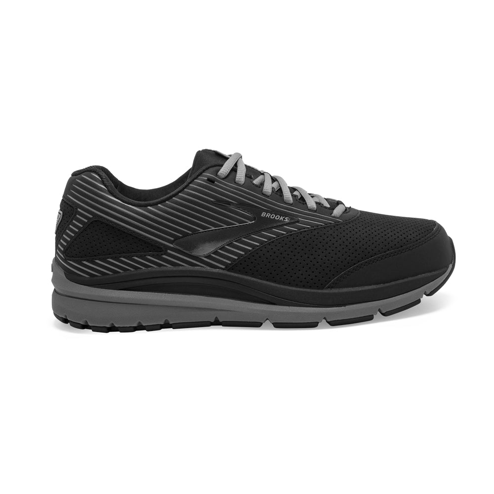 Men's Brooks Addiction Walker Suede, Black/Primer/Black, 12.5 D Medium