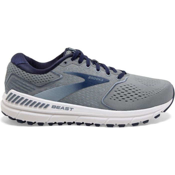 Men's Brooks Beast '20, Blue/Grey/Peacoat, 11.5 2E Wide