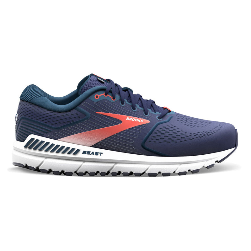 Men's Brooks Beast '20, Peacoat/Midnight/Red, 12.5 4E Extra Wide