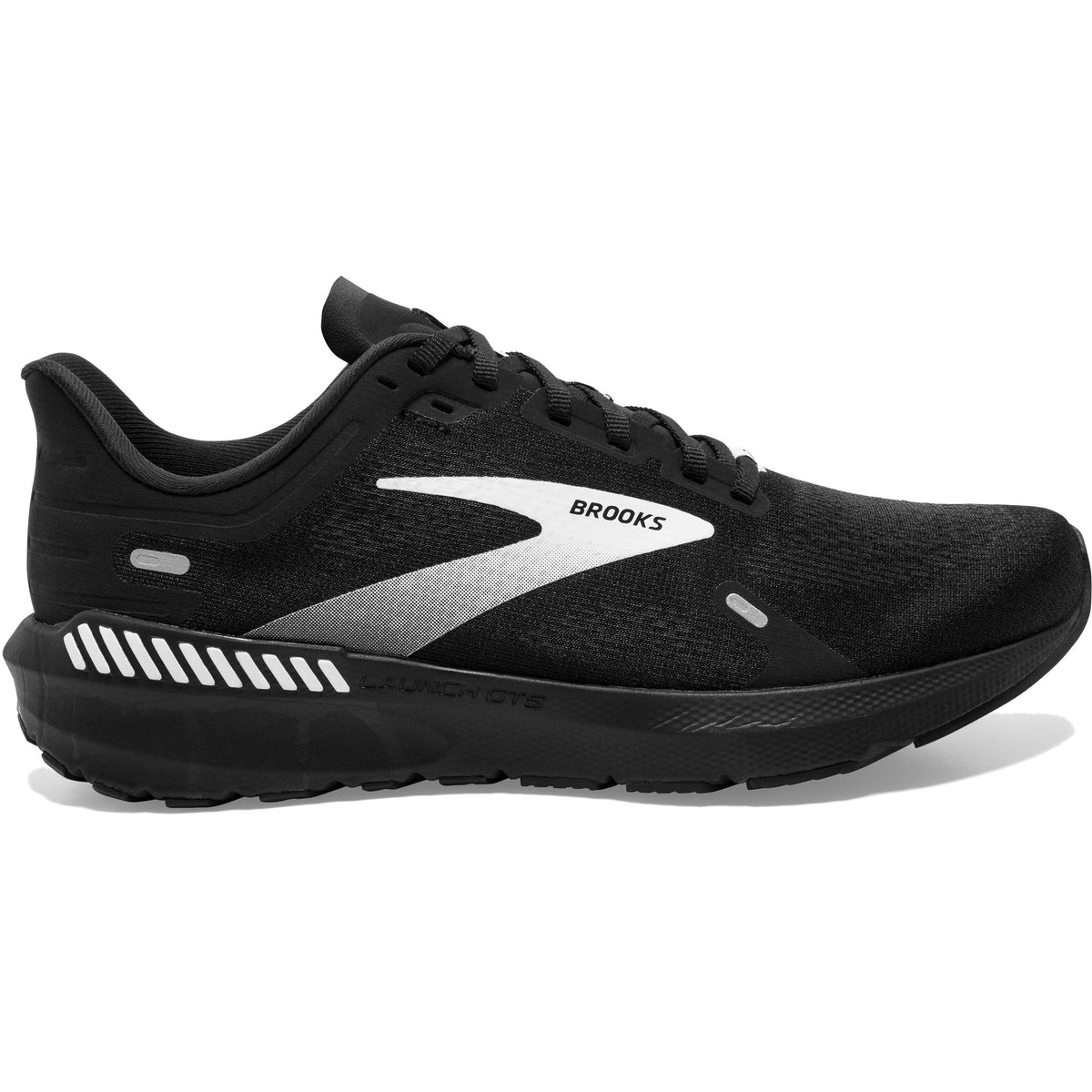 Men's Brooks Launch GTS 9, Black/White, 8.5 D Medium