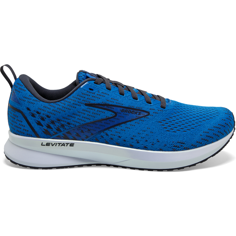 Men's Brooks Levitate 5, Blue/India Ink/White, 11.5 D Medium
