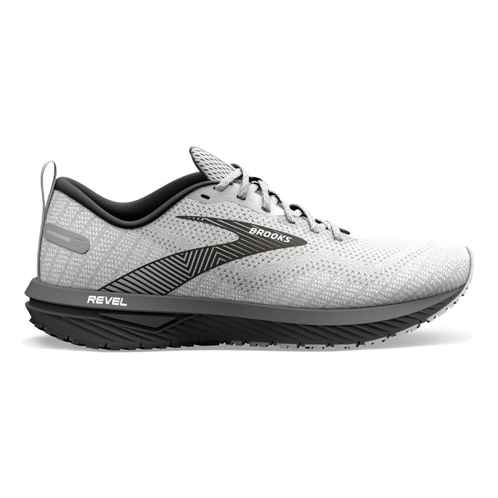 Men's Brooks Revel 6, Alloy/Primer Grey/Oyster, 8.5 D Medium