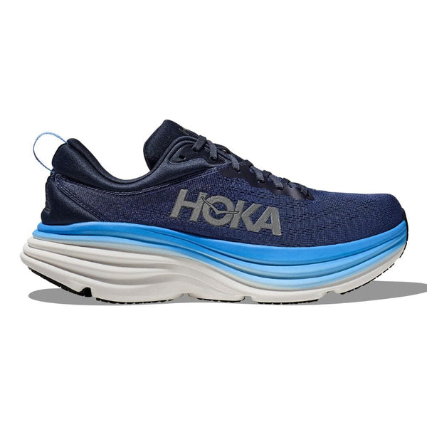 Men's Hoka One One Bondi 8, Outer Space/All Aboard, 10 D Medium