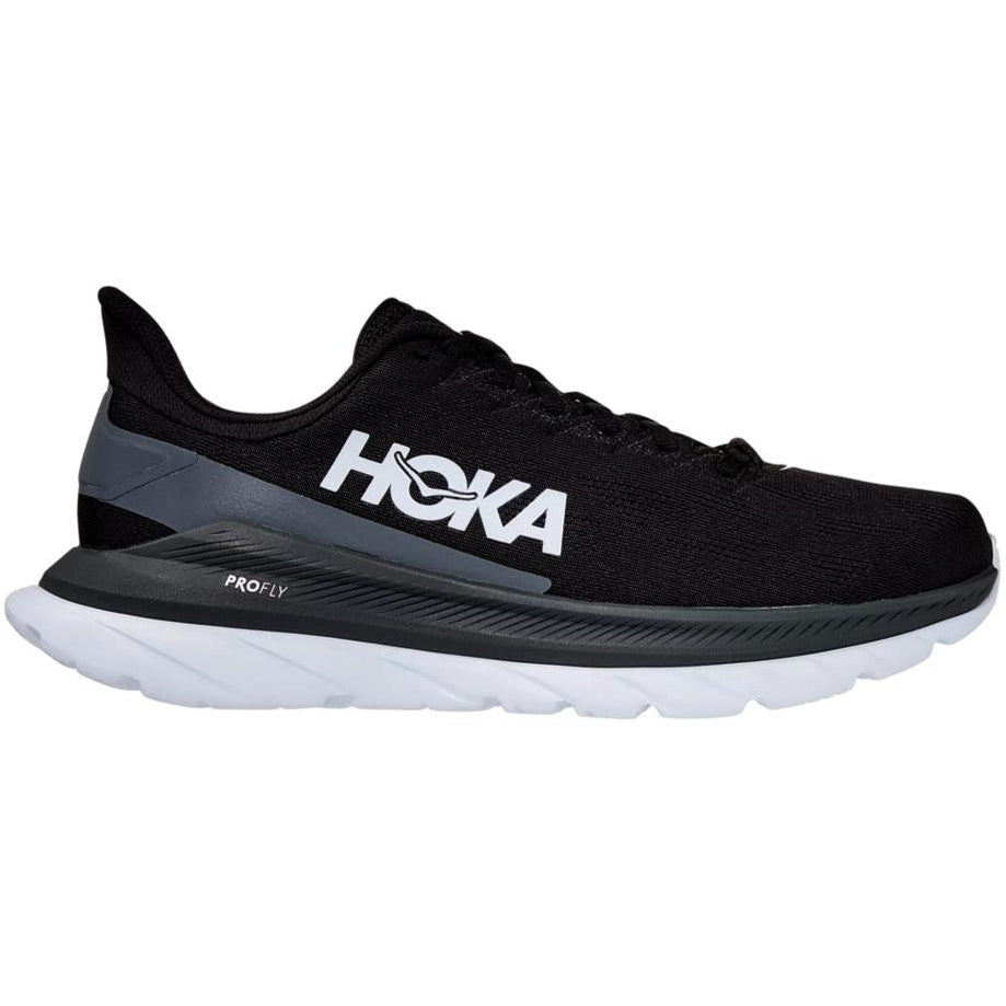 Men's Hoka Mach 4, Black/Dark Shadow, 10.5 D Medium