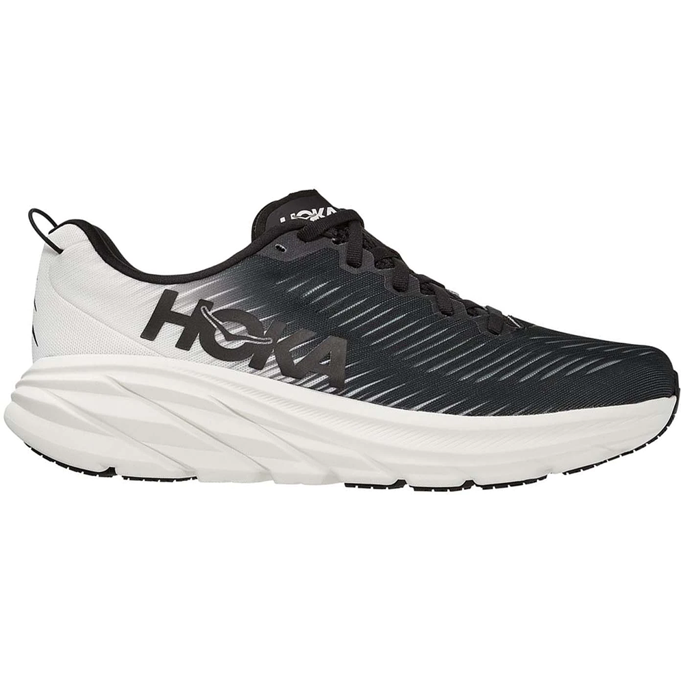 Men's Hoka Rincon 3, Black/White, 11.5 D Medium