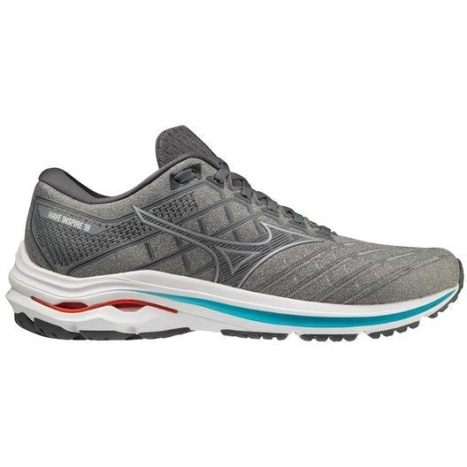 Men's Mizuno Wave Inspire 18, Ultimate Grey/Silver, 8 D Medium