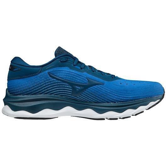 Men's Mizuno Wave Sky 5, Imperial Blue/Gibraltar Sea, 12.5 D Medium
