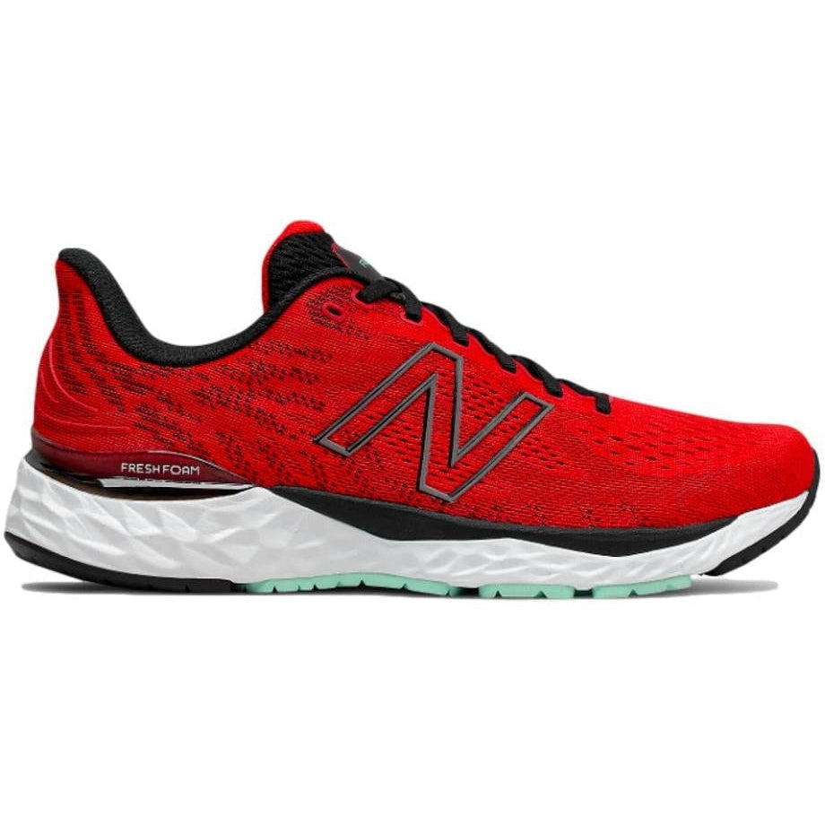 Men's New Balance Fresh Foam 880 v11, Velocity Red/Black, 10 D Medium