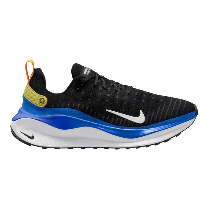 Men's Nike React InfinityRN 4, Black/White-Anthracite-Racer Blue, 9 D Medium