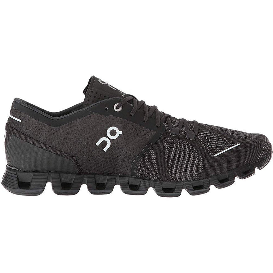 Men's On Cloud X, Black/Asphalt, 10 D Medium
