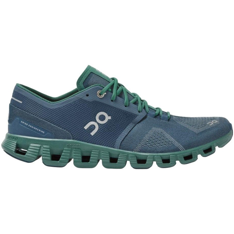 Men's On Cloud X, Storm/Tide, 11 D Medium