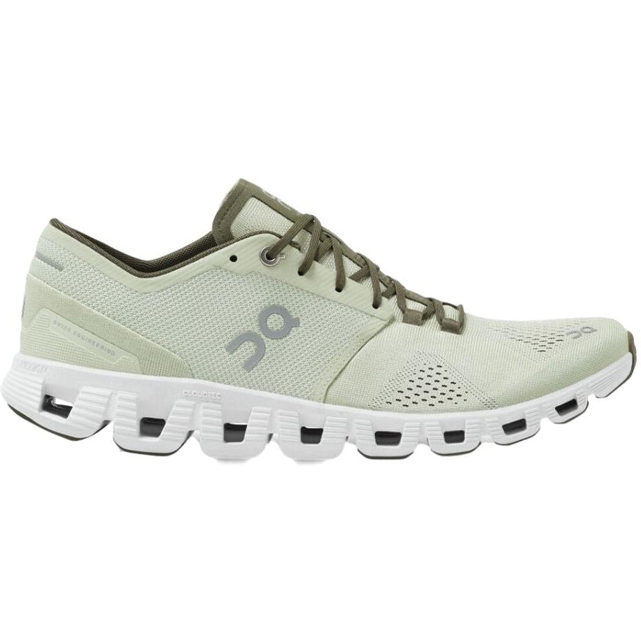 Men's On Cloud X, Aloe/White, 10 D Medium