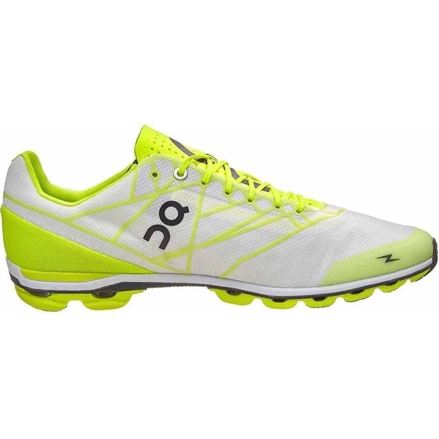 Men's On Cloudflash, Neon/White, 9 D Medium